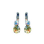 Mariana Double Drop Earrings in Coco on Silver