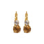 Mariana Small Double Drop Earring Pearl Compact on Gold