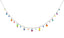 Firefly Delicate Confetti Necklace Multicolor