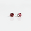 Mariana Single Light Pink on Rhodium Stud