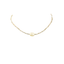 Single Freshwater Pearl Choker Necklace With Square Beads