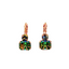Mariana New Emerald Cut Earring Vitriol on Gold