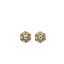 Mariana Petite Octagon Stud Clear AB on Gold