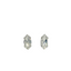 Mariana Petite Marquis Stud Milky White on Rhodium