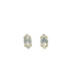 Mariana Petite Marquis Stud Milky White on Gold