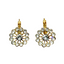 Mariana Earring Starburst Clear on Gold