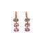 Mariana Small Triple Oval Earring and Velvet Encore Gold