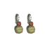 Mariana Double Drop Earring Mineral Evergreen on Silver