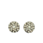 Mariana Swirl Earrings Mother of Pearl on Rhodium