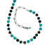 Mariana Plain Necklace Deep Forest on Rhodium
