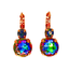 Mariana Earrings Double Drop Vitriol on Rose Gold