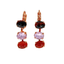 Mariana Small Triple Oval Earring Mineral Cello Solo on Rose Gold
