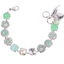 Mariana Medium Rosette Bracelet Malibu Mint on Rhodium