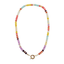 Multicolored Acrylic Bauble Bead Necklace