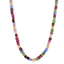 Tumbled Stone Bauble Bead Necklace Multi