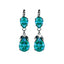 Missy's Favorite Double Teardrop Earring Sunkissed Laguna on Rhodium