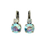 Mariana Double Drop Earrings in Bay Blue on Rhodium