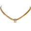 Mariana Floating Pave Element on Chain Necklace Winds of Change on Gold