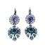 Mariana Leaf Earring Ice Queen on Silver