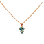 Mariana Pendant in Bay Blue on Rose Gold