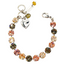 Mariana Bracelet Plain Champagne Kisses on Rhodium