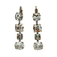 Mariana Earring Multi-Shaped Drop on Clear on Rhodium