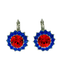 Mariana Kaleidoscope Earrings on Rhodium Large