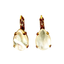 Mariana Earrings Teardrop Mother of Pearl on Gold