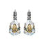 Mariana Earrings Teardrop in Moonlight on Rhodium