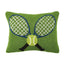 Tennis Racket Hooked Pillow