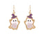 Acrylic Ghost Earrings With Stars