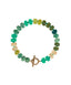 Ombre Green Resin "Stone" Bracelet