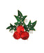 Crystal Holly Pin