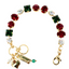 Mariana Bracelet Square, Oval, Circle Holiday on Gold
