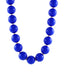 XL Acrylic Bauble Bead Statement Necklace Indigo Blue