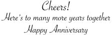 Anniversary Champagne Toast Card