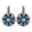 Mariana Guardian Angel Sized Earring Circle of Life on Rhodium