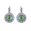 Mariana Earrings Pearl/Aqua on Rhodium