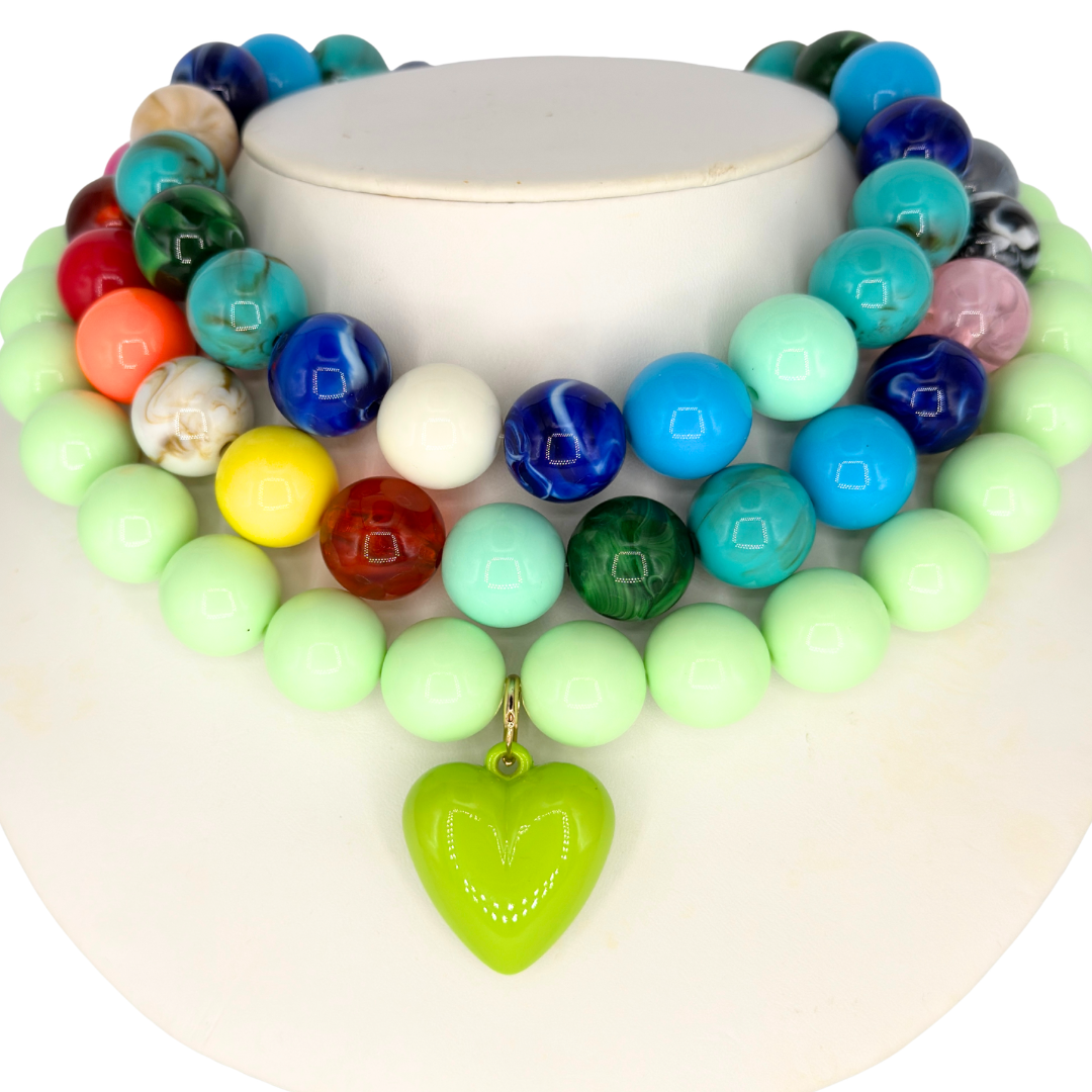 Bauble Beads-Summer's Statement Necklaces and Purse
