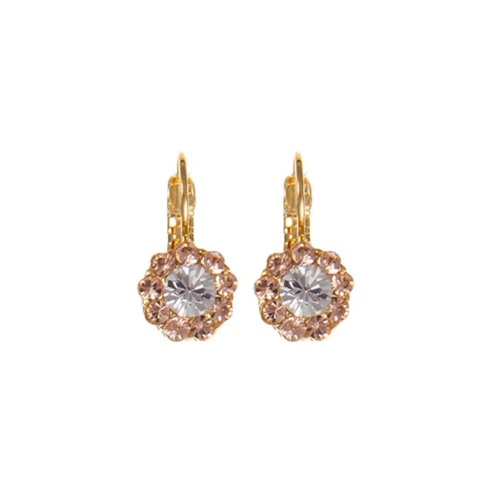 Mariana Earring Petite Flower Pearl Compact on Gold