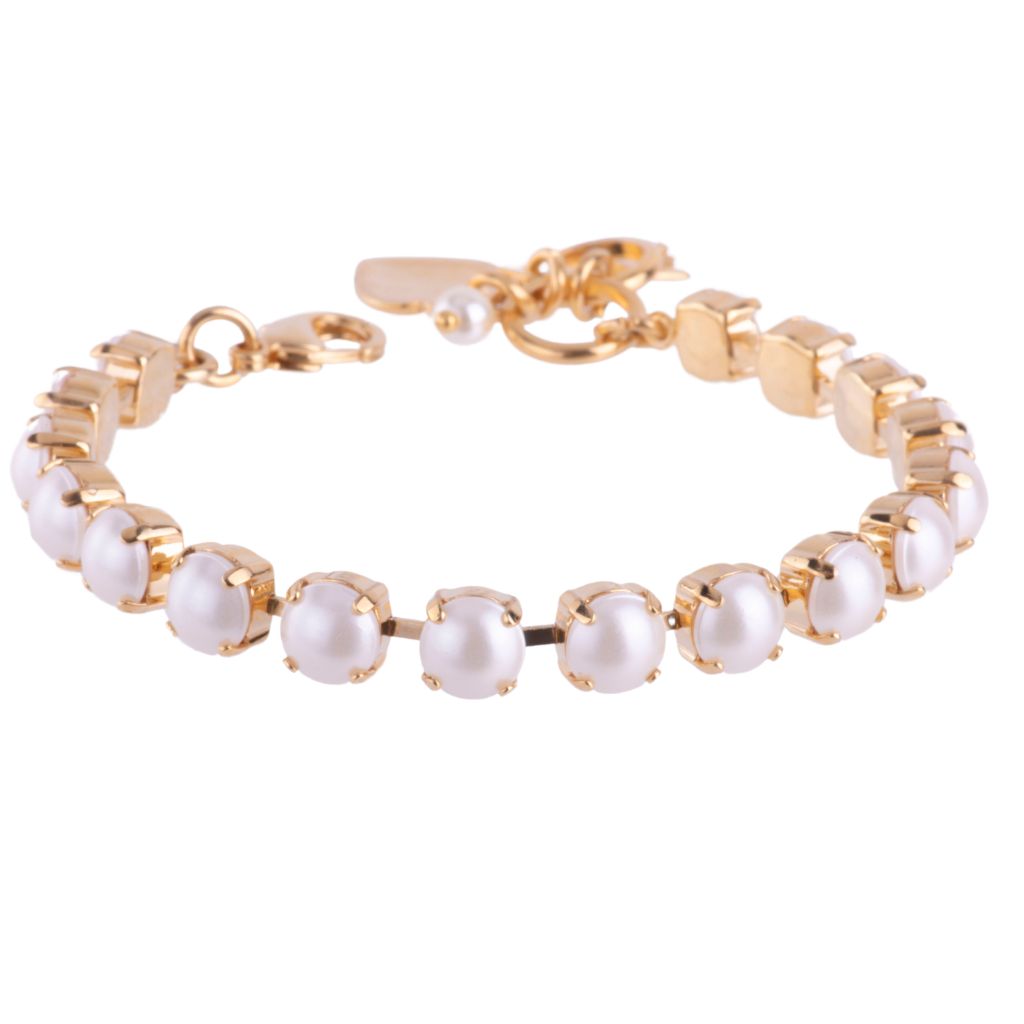 Mariana Bracelet Petite Plain Pearl on  Gold