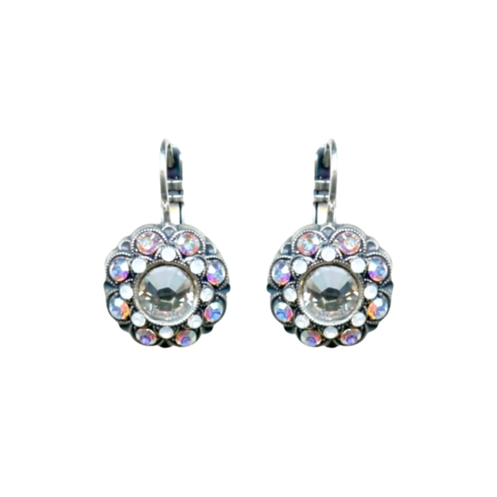 Mariana Earrings Clear on Rhodium