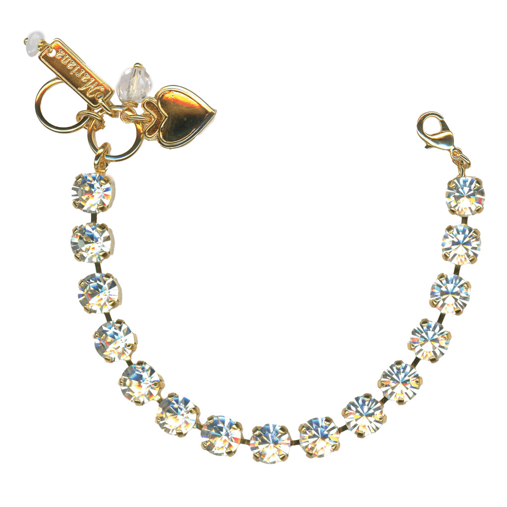 Mariana Bracelet Plain Clear on Gold Main image