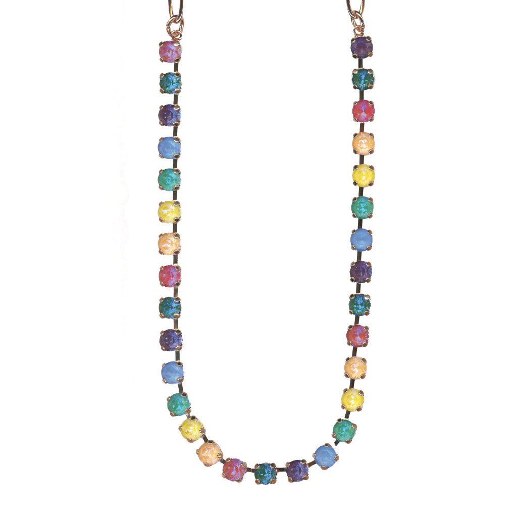 Mariana Petite Necklace Candy on Rose Gold