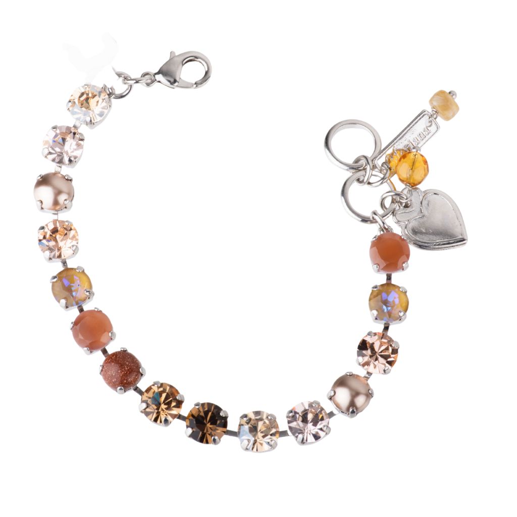 Mariana Plain Bracelet Amaretto on Gold