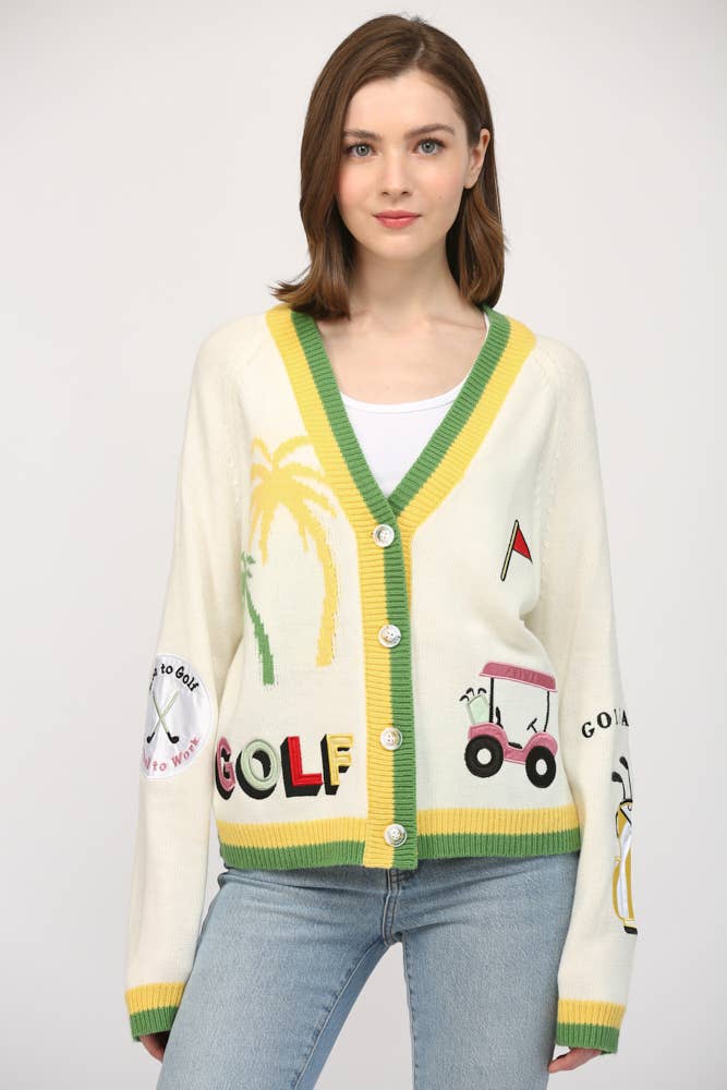 PAR-TEE-TIME Cardigan