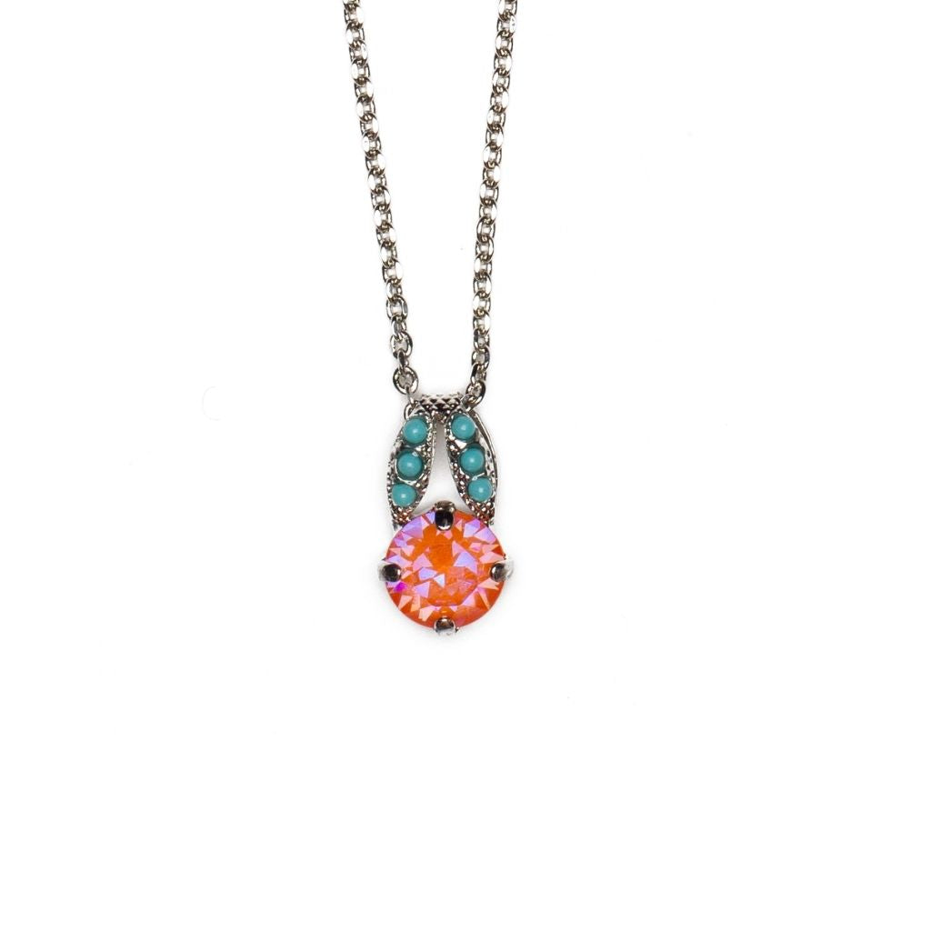 Mariana Sweetheart Pendant Coral Cove on Rhodium