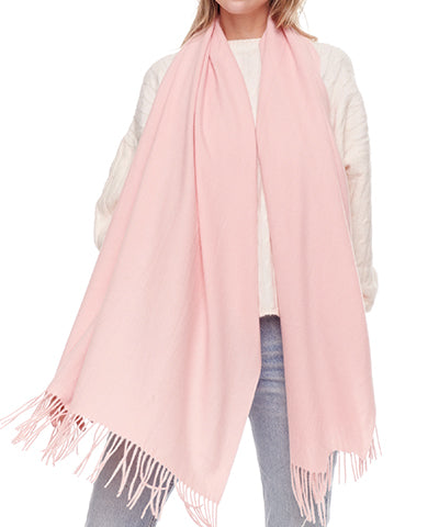 Cashmere Blend Wrap-Pink