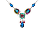 Firefly Mosaic Dolce Vita Necklace in Sapphire