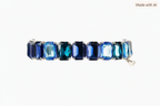 Mariana Stretch Bracelet Indigo Hour on Rhodium- NEW!